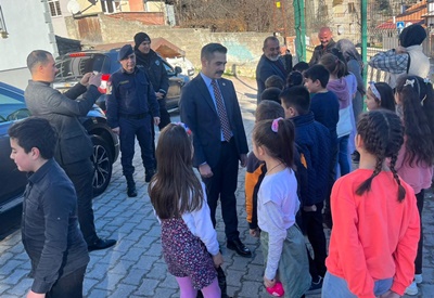 Kaymakamımız Sayın Abdulkadir IŞIK, Küre Cumhuriyet İlkokulunda Düzenlenen Karne Dağıtım Törenine Katıldı